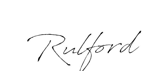 Rulford stylish signature style. Best Handwritten Sign (Antro_Vectra) for my name. Handwritten Signature Collection Ideas for my name Rulford. Rulford signature style 6 images and pictures png