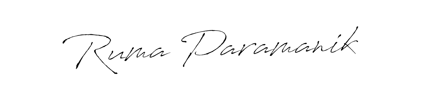 Best and Professional Signature Style for Ruma Paramanik. Antro_Vectra Best Signature Style Collection. Ruma Paramanik signature style 6 images and pictures png