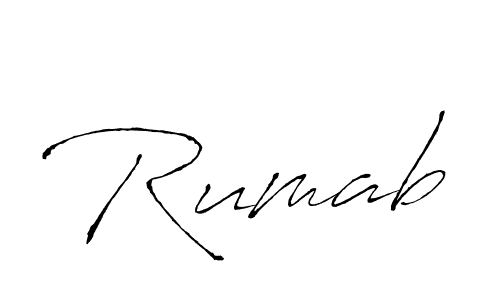 Similarly Antro_Vectra is the best handwritten signature design. Signature creator online .You can use it as an online autograph creator for name Rumab. Rumab signature style 6 images and pictures png