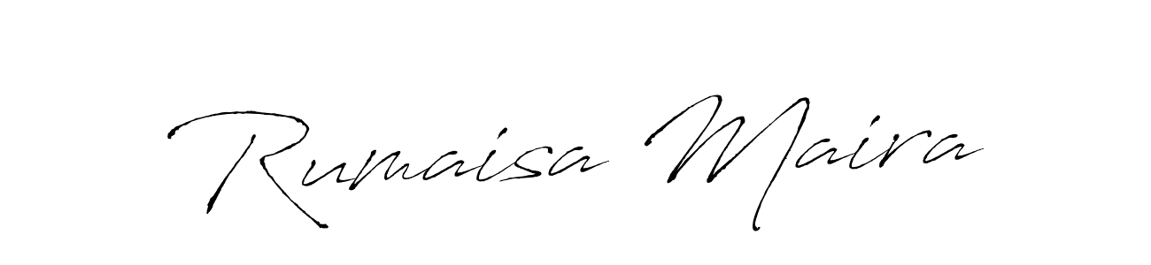 Make a beautiful signature design for name Rumaisa Maira. Use this online signature maker to create a handwritten signature for free. Rumaisa Maira signature style 6 images and pictures png