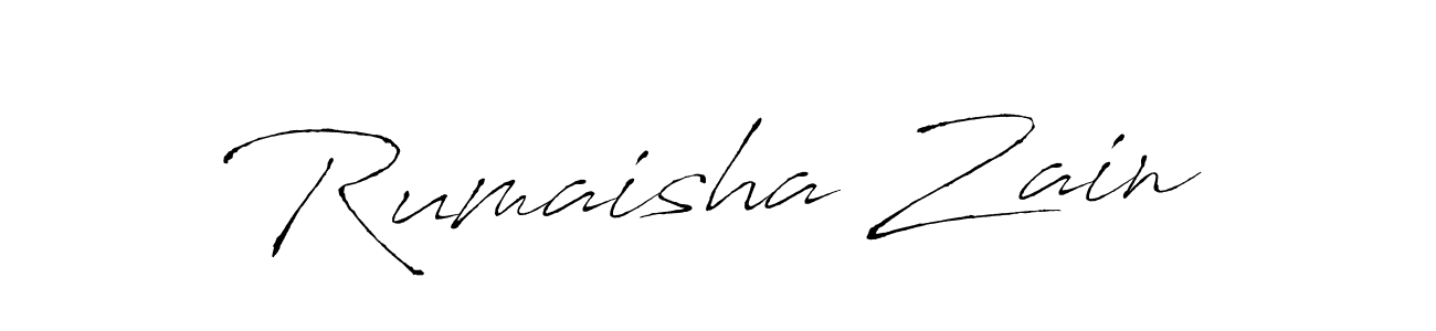 This is the best signature style for the Rumaisha Zain name. Also you like these signature font (Antro_Vectra). Mix name signature. Rumaisha Zain signature style 6 images and pictures png