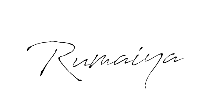 Also we have Rumaiya name is the best signature style. Create professional handwritten signature collection using Antro_Vectra autograph style. Rumaiya signature style 6 images and pictures png