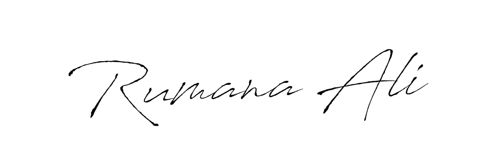 Also we have Rumana Ali name is the best signature style. Create professional handwritten signature collection using Antro_Vectra autograph style. Rumana Ali signature style 6 images and pictures png