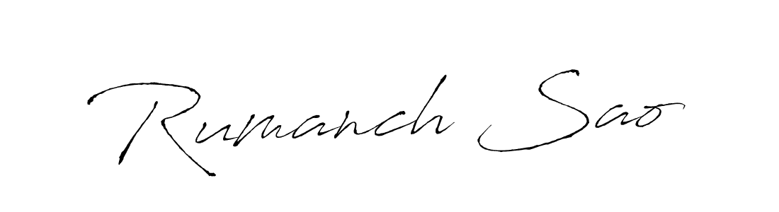 Once you've used our free online signature maker to create your best signature Antro_Vectra style, it's time to enjoy all of the benefits that Rumanch Sao name signing documents. Rumanch Sao signature style 6 images and pictures png