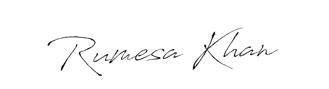 Also we have Rumesa Khan name is the best signature style. Create professional handwritten signature collection using Antro_Vectra autograph style. Rumesa Khan signature style 6 images and pictures png