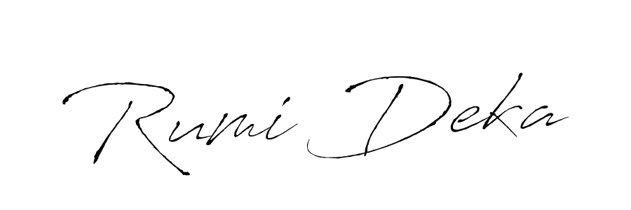 It looks lik you need a new signature style for name Rumi Deka. Design unique handwritten (Antro_Vectra) signature with our free signature maker in just a few clicks. Rumi Deka signature style 6 images and pictures png