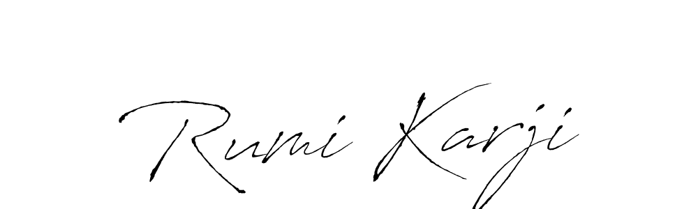 How to Draw Rumi Karji signature style? Antro_Vectra is a latest design signature styles for name Rumi Karji. Rumi Karji signature style 6 images and pictures png