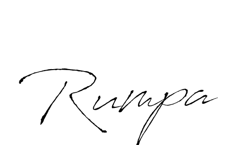 Create a beautiful signature design for name Rumpa. With this signature (Antro_Vectra) fonts, you can make a handwritten signature for free. Rumpa signature style 6 images and pictures png