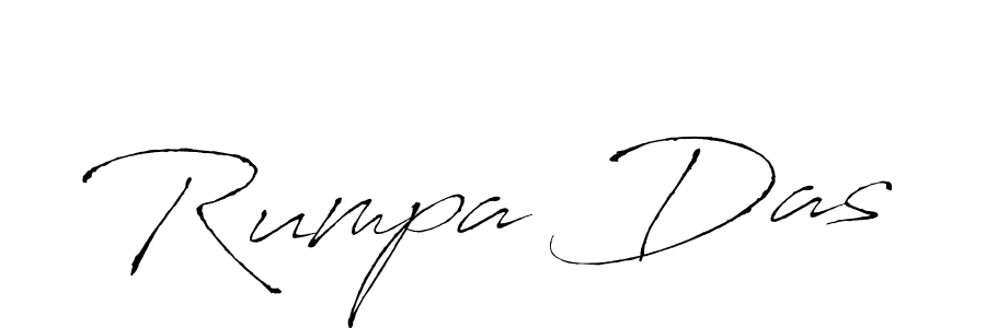 The best way (Antro_Vectra) to make a short signature is to pick only two or three words in your name. The name Rumpa Das include a total of six letters. For converting this name. Rumpa Das signature style 6 images and pictures png