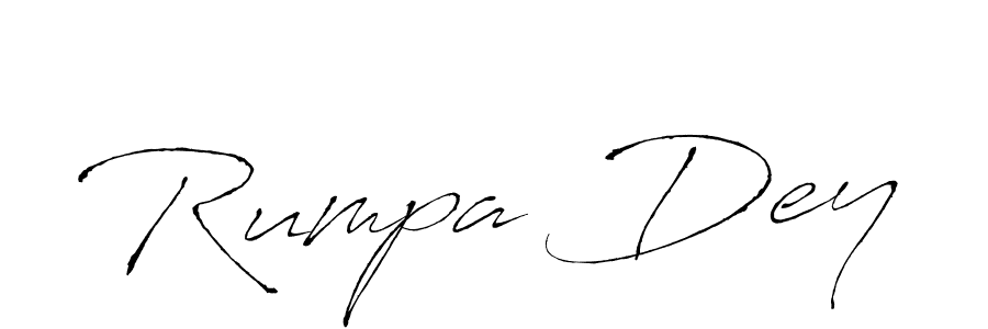 How to make Rumpa Dey signature? Antro_Vectra is a professional autograph style. Create handwritten signature for Rumpa Dey name. Rumpa Dey signature style 6 images and pictures png