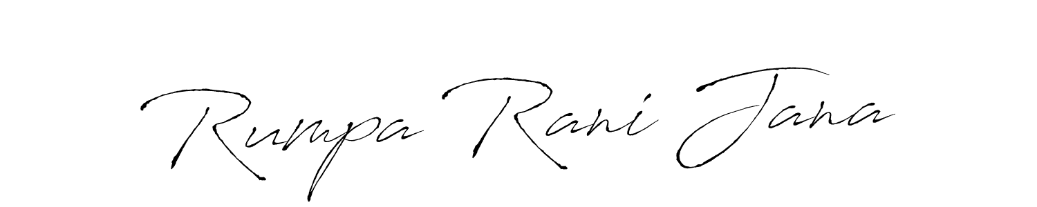 This is the best signature style for the Rumpa Rani Jana name. Also you like these signature font (Antro_Vectra). Mix name signature. Rumpa Rani Jana signature style 6 images and pictures png