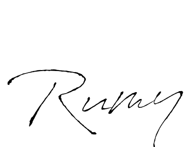 Once you've used our free online signature maker to create your best signature Antro_Vectra style, it's time to enjoy all of the benefits that Rumy name signing documents. Rumy signature style 6 images and pictures png