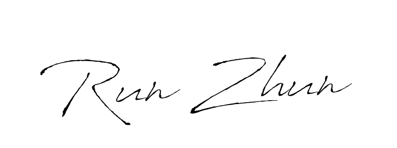 Design your own signature with our free online signature maker. With this signature software, you can create a handwritten (Antro_Vectra) signature for name Run Zhun. Run Zhun signature style 6 images and pictures png