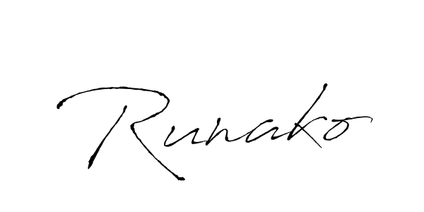 Also You can easily find your signature by using the search form. We will create Runako name handwritten signature images for you free of cost using Antro_Vectra sign style. Runako signature style 6 images and pictures png