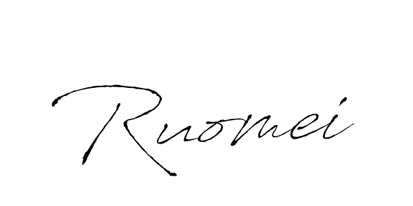 This is the best signature style for the Ruomei name. Also you like these signature font (Antro_Vectra). Mix name signature. Ruomei signature style 6 images and pictures png