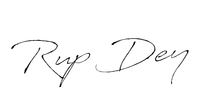 Rup Dey stylish signature style. Best Handwritten Sign (Antro_Vectra) for my name. Handwritten Signature Collection Ideas for my name Rup Dey. Rup Dey signature style 6 images and pictures png