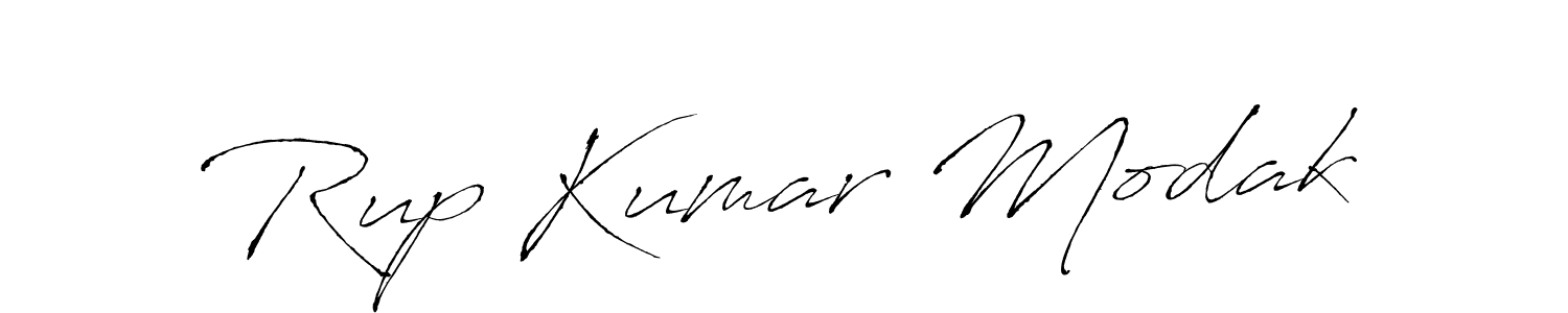 Antro_Vectra is a professional signature style that is perfect for those who want to add a touch of class to their signature. It is also a great choice for those who want to make their signature more unique. Get Rup Kumar Modak name to fancy signature for free. Rup Kumar Modak signature style 6 images and pictures png