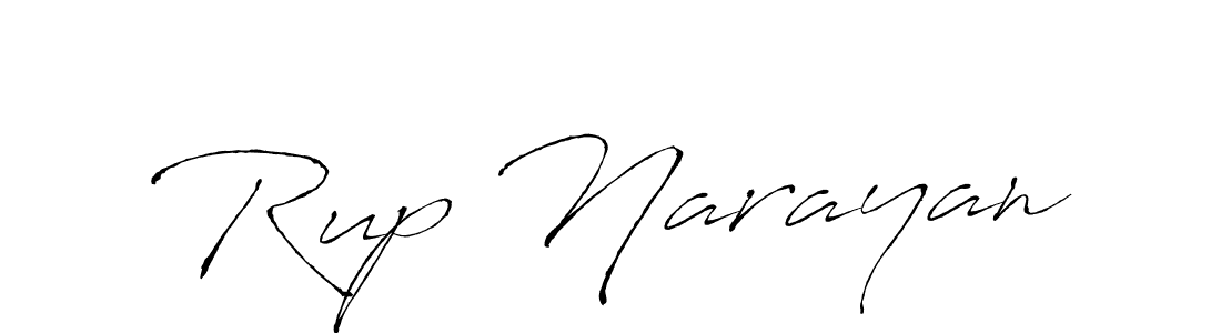 Rup Narayan stylish signature style. Best Handwritten Sign (Antro_Vectra) for my name. Handwritten Signature Collection Ideas for my name Rup Narayan. Rup Narayan signature style 6 images and pictures png