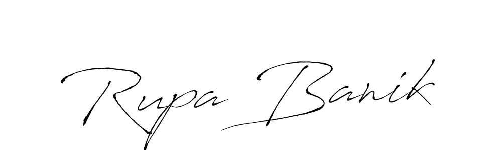 How to make Rupa Banik name signature. Use Antro_Vectra style for creating short signs online. This is the latest handwritten sign. Rupa Banik signature style 6 images and pictures png