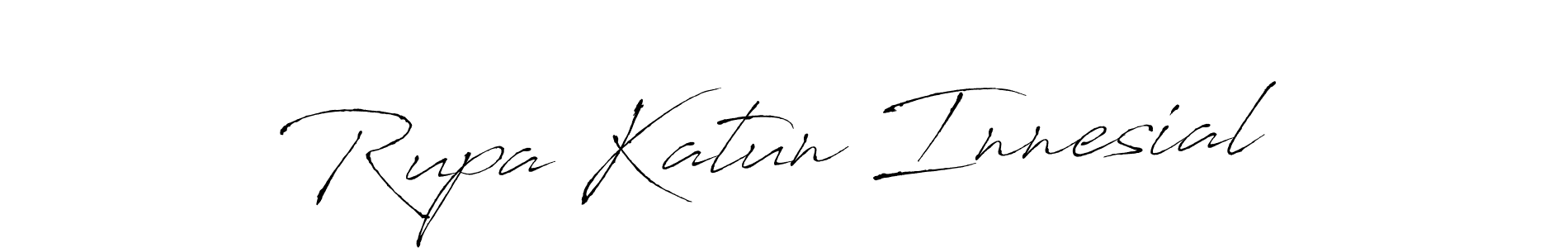 Use a signature maker to create a handwritten signature online. With this signature software, you can design (Antro_Vectra) your own signature for name Rupa Katun Innesial. Rupa Katun Innesial signature style 6 images and pictures png