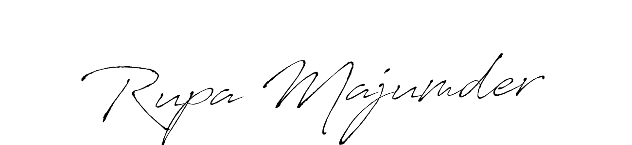 Design your own signature with our free online signature maker. With this signature software, you can create a handwritten (Antro_Vectra) signature for name Rupa Majumder. Rupa Majumder signature style 6 images and pictures png