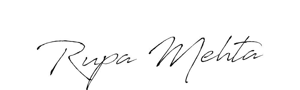 How to make Rupa Mehta name signature. Use Antro_Vectra style for creating short signs online. This is the latest handwritten sign. Rupa Mehta signature style 6 images and pictures png