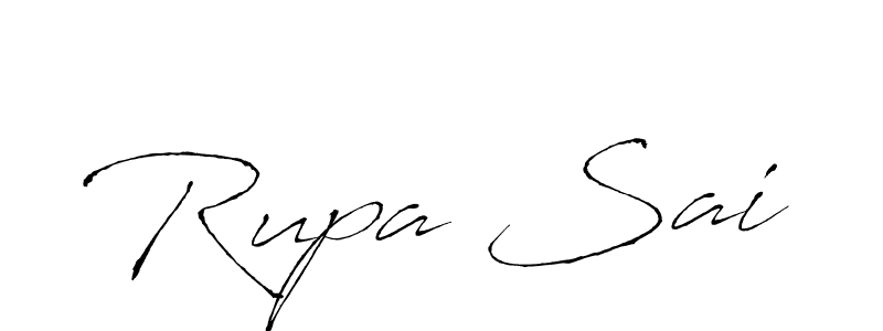 How to make Rupa Sai name signature. Use Antro_Vectra style for creating short signs online. This is the latest handwritten sign. Rupa Sai signature style 6 images and pictures png