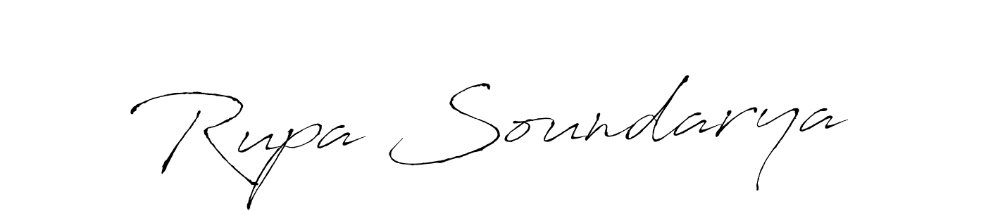 Design your own signature with our free online signature maker. With this signature software, you can create a handwritten (Antro_Vectra) signature for name Rupa Soundarya. Rupa Soundarya signature style 6 images and pictures png