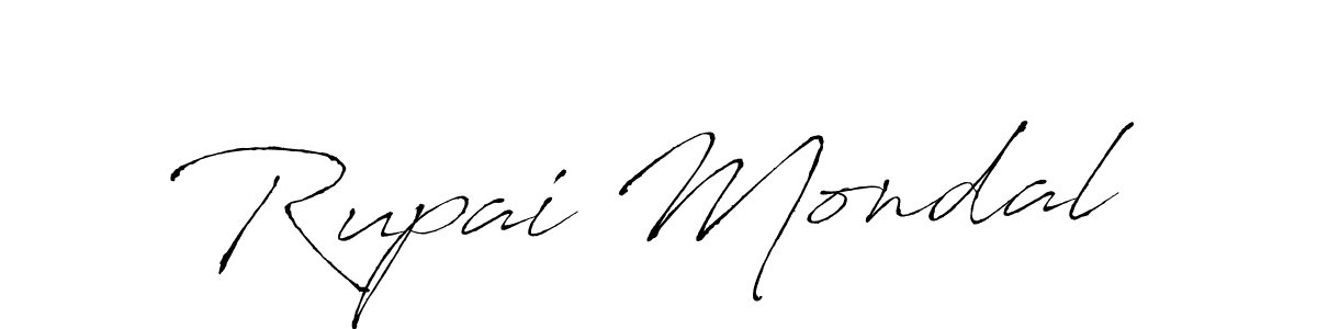 Use a signature maker to create a handwritten signature online. With this signature software, you can design (Antro_Vectra) your own signature for name Rupai Mondal. Rupai Mondal signature style 6 images and pictures png