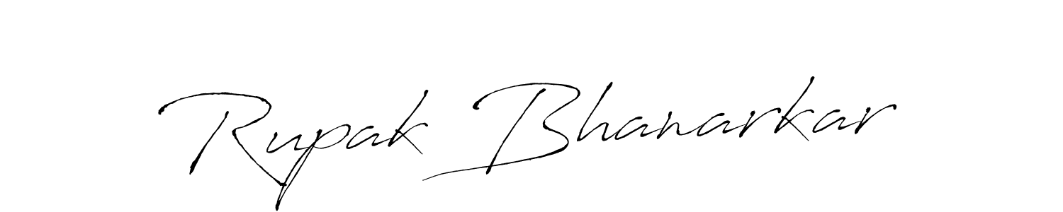 Design your own signature with our free online signature maker. With this signature software, you can create a handwritten (Antro_Vectra) signature for name Rupak Bhanarkar. Rupak Bhanarkar signature style 6 images and pictures png
