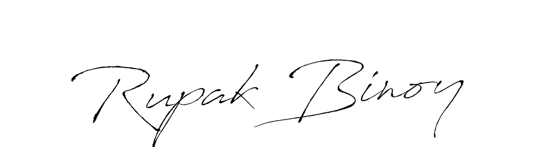 How to make Rupak Binoy name signature. Use Antro_Vectra style for creating short signs online. This is the latest handwritten sign. Rupak Binoy signature style 6 images and pictures png