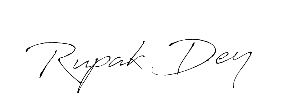 Design your own signature with our free online signature maker. With this signature software, you can create a handwritten (Antro_Vectra) signature for name Rupak Dey. Rupak Dey signature style 6 images and pictures png