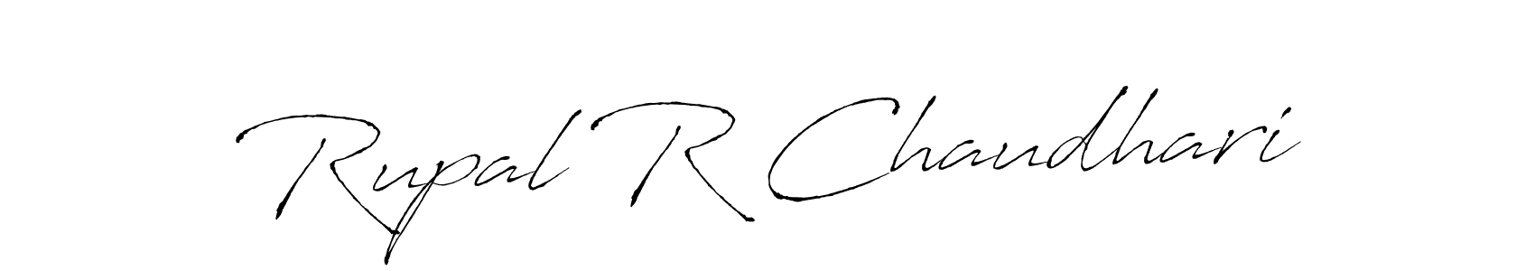 Also You can easily find your signature by using the search form. We will create Rupal R Chaudhari name handwritten signature images for you free of cost using Antro_Vectra sign style. Rupal R Chaudhari signature style 6 images and pictures png
