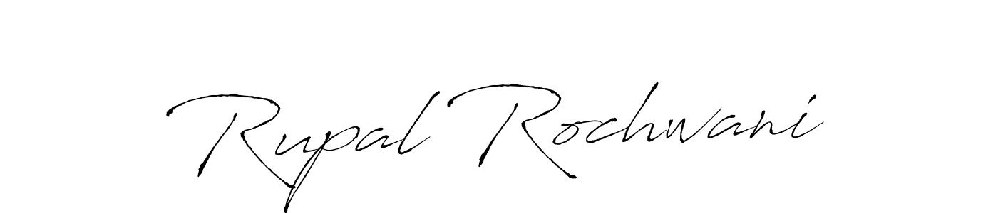 Use a signature maker to create a handwritten signature online. With this signature software, you can design (Antro_Vectra) your own signature for name Rupal Rochwani. Rupal Rochwani signature style 6 images and pictures png