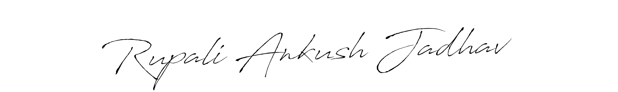 Rupali Ankush Jadhav stylish signature style. Best Handwritten Sign (Antro_Vectra) for my name. Handwritten Signature Collection Ideas for my name Rupali Ankush Jadhav. Rupali Ankush Jadhav signature style 6 images and pictures png