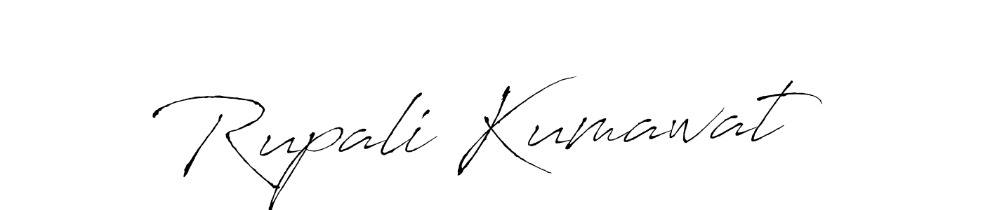 Use a signature maker to create a handwritten signature online. With this signature software, you can design (Antro_Vectra) your own signature for name Rupali Kumawat. Rupali Kumawat signature style 6 images and pictures png