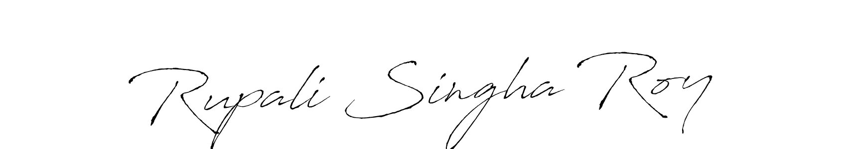 Create a beautiful signature design for name Rupali Singha Roy. With this signature (Antro_Vectra) fonts, you can make a handwritten signature for free. Rupali Singha Roy signature style 6 images and pictures png