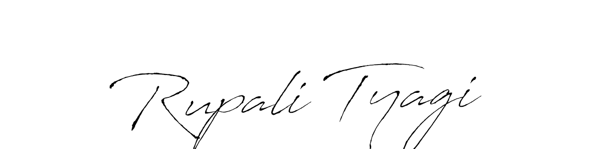 How to make Rupali Tyagi signature? Antro_Vectra is a professional autograph style. Create handwritten signature for Rupali Tyagi name. Rupali Tyagi signature style 6 images and pictures png