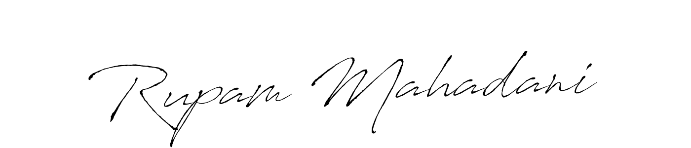 You can use this online signature creator to create a handwritten signature for the name Rupam Mahadani. This is the best online autograph maker. Rupam Mahadani signature style 6 images and pictures png