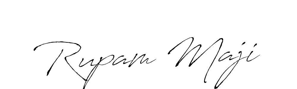 Also we have Rupam Maji name is the best signature style. Create professional handwritten signature collection using Antro_Vectra autograph style. Rupam Maji signature style 6 images and pictures png