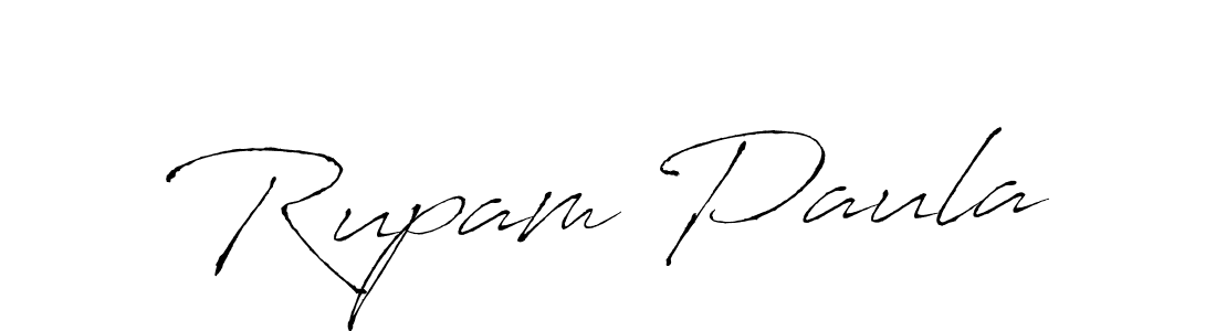 Use a signature maker to create a handwritten signature online. With this signature software, you can design (Antro_Vectra) your own signature for name Rupam Paula. Rupam Paula signature style 6 images and pictures png
