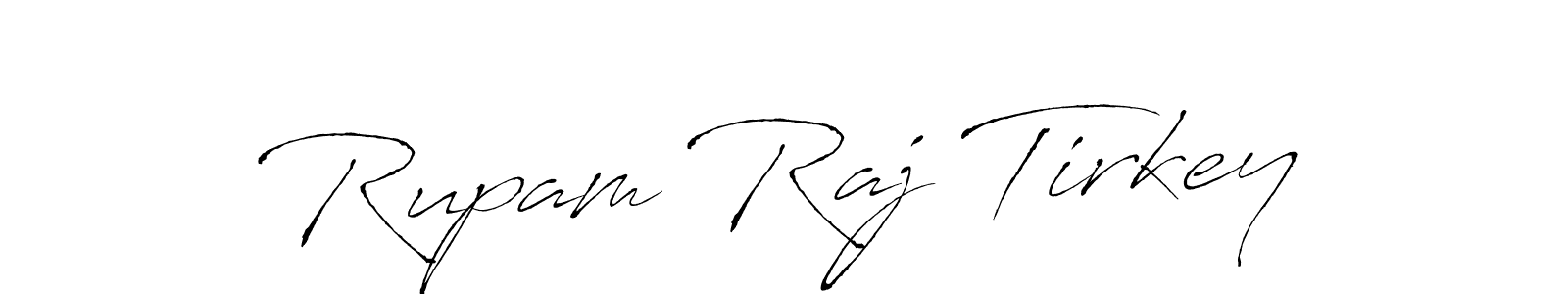 Make a short Rupam Raj Tirkey signature style. Manage your documents anywhere anytime using Antro_Vectra. Create and add eSignatures, submit forms, share and send files easily. Rupam Raj Tirkey signature style 6 images and pictures png