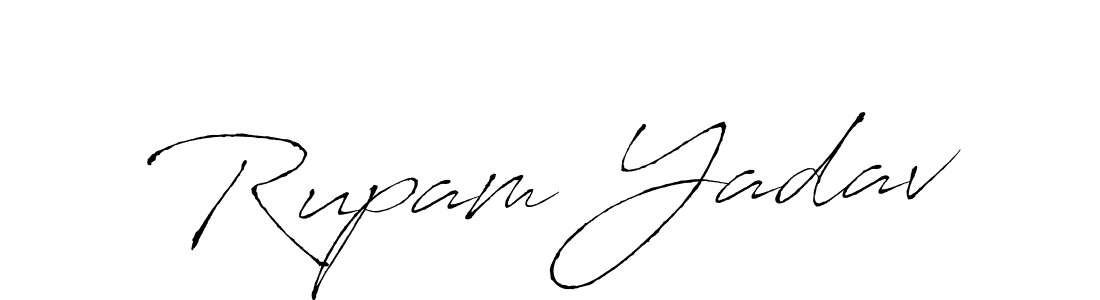 Make a short Rupam Yadav signature style. Manage your documents anywhere anytime using Antro_Vectra. Create and add eSignatures, submit forms, share and send files easily. Rupam Yadav signature style 6 images and pictures png