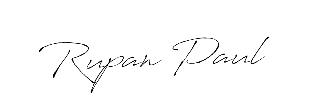 Create a beautiful signature design for name Rupan Paul. With this signature (Antro_Vectra) fonts, you can make a handwritten signature for free. Rupan Paul signature style 6 images and pictures png