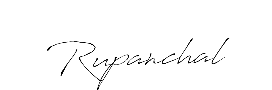 Design your own signature with our free online signature maker. With this signature software, you can create a handwritten (Antro_Vectra) signature for name Rupanchal. Rupanchal signature style 6 images and pictures png