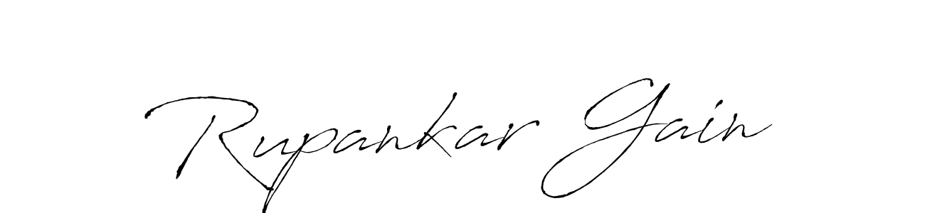 Also we have Rupankar Gain name is the best signature style. Create professional handwritten signature collection using Antro_Vectra autograph style. Rupankar Gain signature style 6 images and pictures png