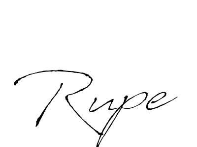 Design your own signature with our free online signature maker. With this signature software, you can create a handwritten (Antro_Vectra) signature for name Rupe. Rupe signature style 6 images and pictures png