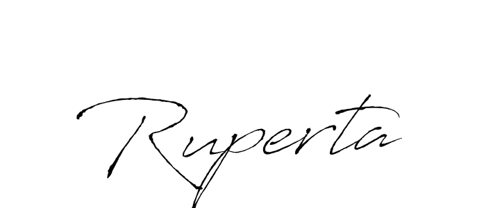 Use a signature maker to create a handwritten signature online. With this signature software, you can design (Antro_Vectra) your own signature for name Ruperta. Ruperta signature style 6 images and pictures png