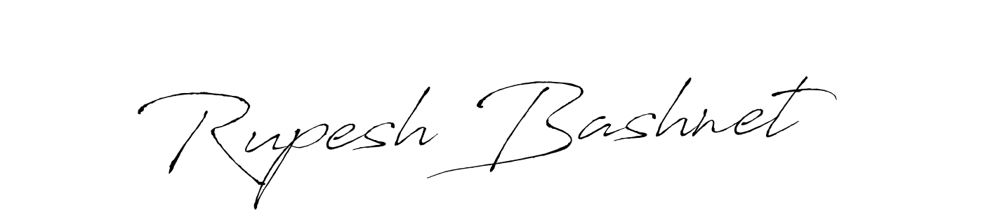 Rupesh Bashnet stylish signature style. Best Handwritten Sign (Antro_Vectra) for my name. Handwritten Signature Collection Ideas for my name Rupesh Bashnet. Rupesh Bashnet signature style 6 images and pictures png