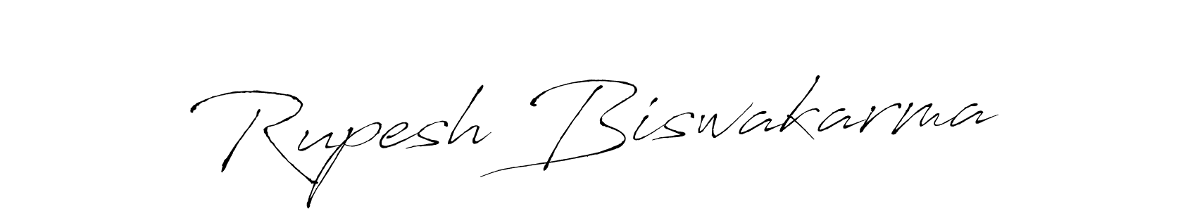 Design your own signature with our free online signature maker. With this signature software, you can create a handwritten (Antro_Vectra) signature for name Rupesh Biswakarma. Rupesh Biswakarma signature style 6 images and pictures png